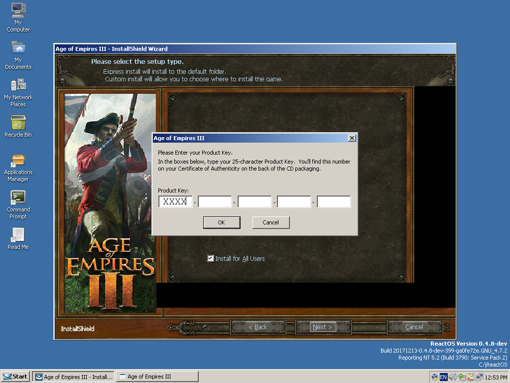 age of empires 3 product key issues