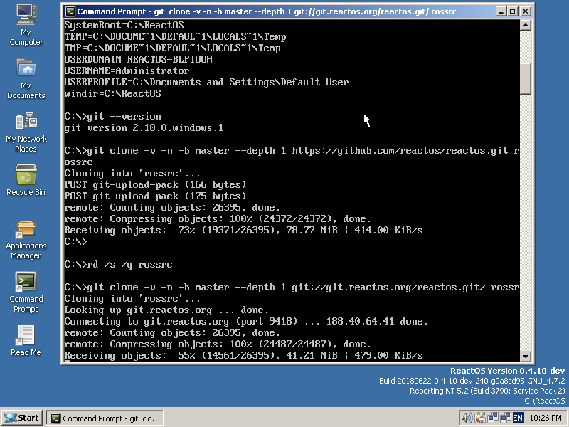 Git clone depth 1