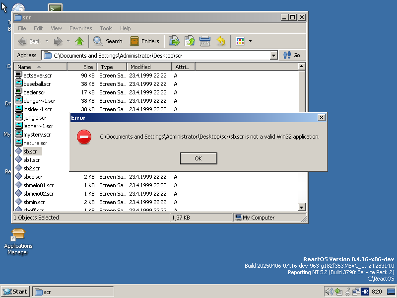 Reactos Virtualbox Loading...